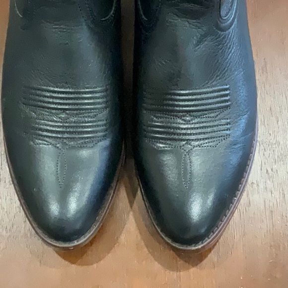 Ariat Women’s Heritage Elastic Calf Western Boot - Black Deertan Style 10034155 - Picture 6 of 6